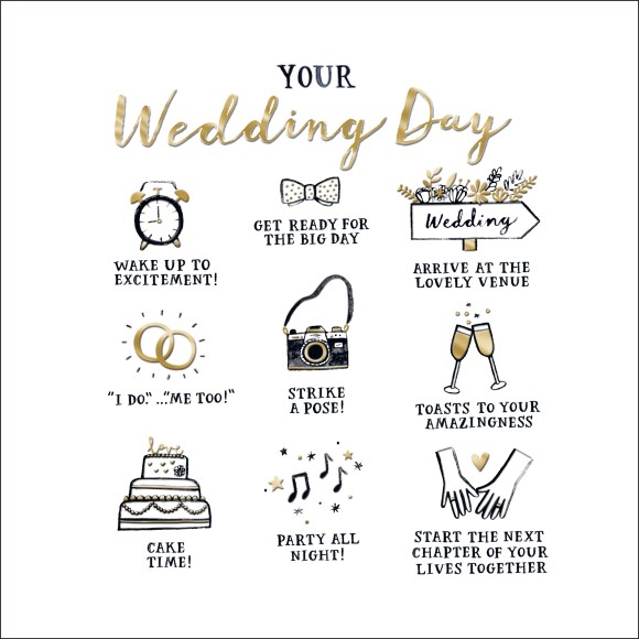 Wedding Day Cute Schedule