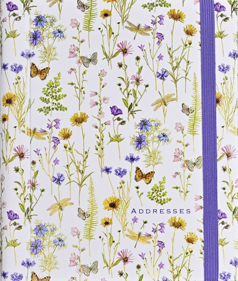Address Book (Large): Wildflower Garden