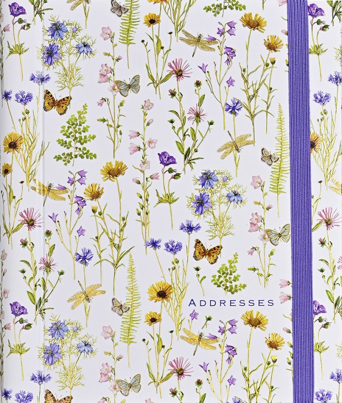 Address Book (Large): Wildflower Garden