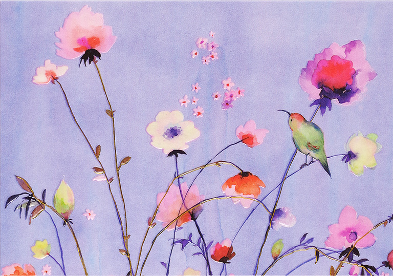 Notecards Lavender Wildflower