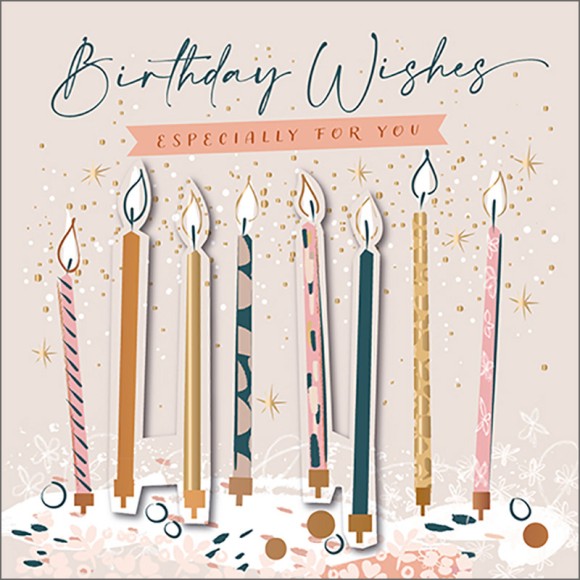 Pink Champagne: Birthday Candles