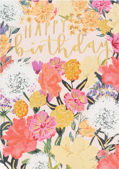 Dots And Dashes: Birthday Flowers