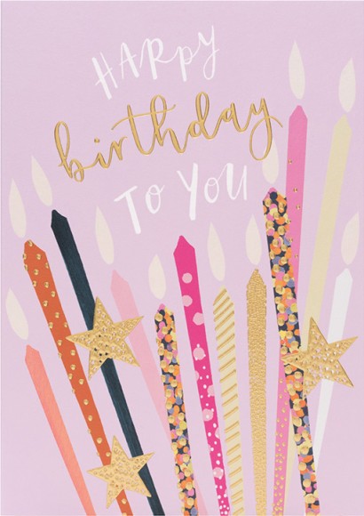 Dots And Dashes: Birthday Candles