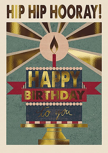 Poster Print: Cake And Candle